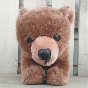 Vintage DAKIN 1983 Brown Plush Cub Stuffed Animal Grizzly Bear Soft Cuddly 12"